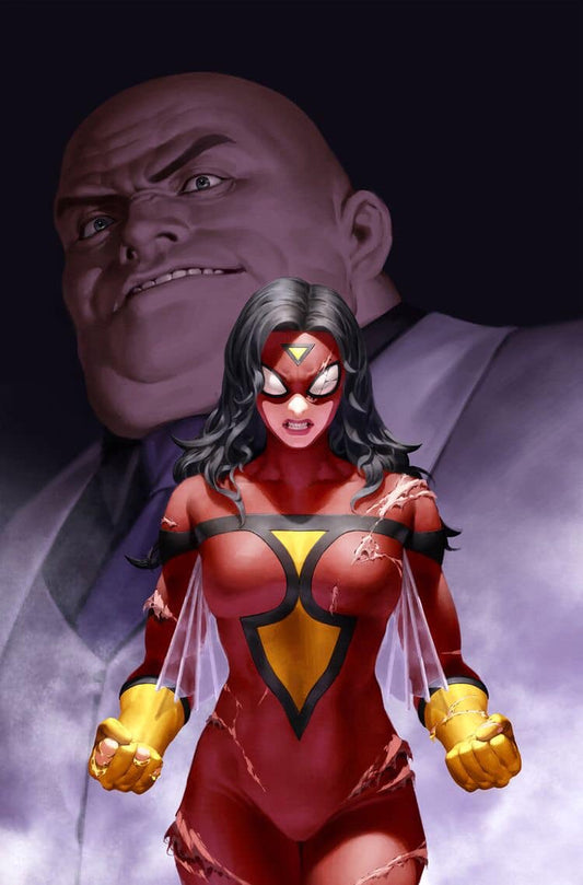 Superhero Confrontation Villain Print Poster