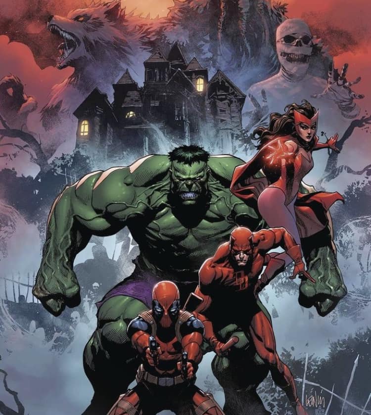 Superhero Horror Comic Characters Print Poster