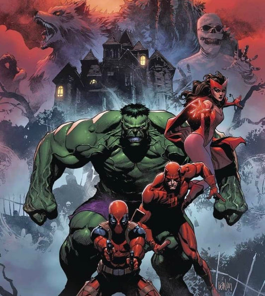 Superhero Horror Comic Characters Print Poster