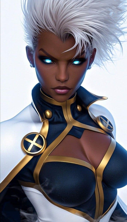 Superhero Portrait Character Design Print Poster