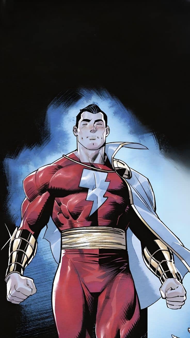 Superhero Portrait Shazam (2) Print Poster