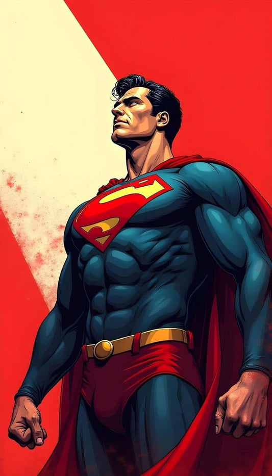Superhero Portrait (2) Print Poster