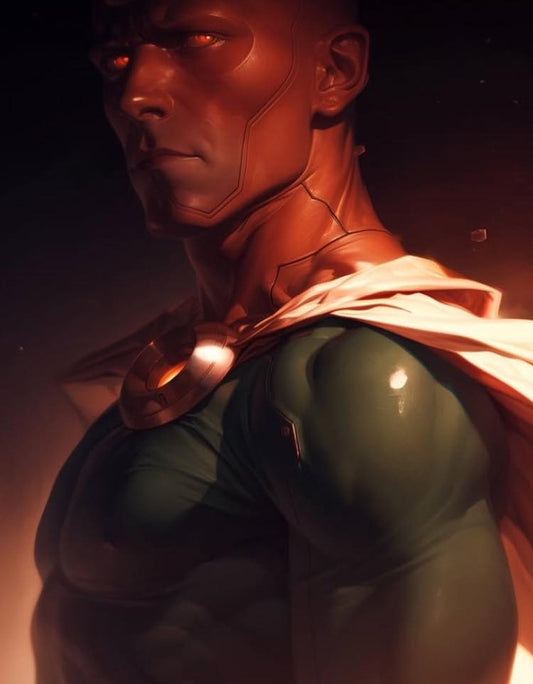 Superhero Portrait (3) Print Poster