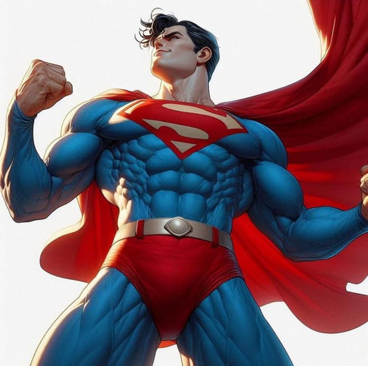 Superhero Promotion Posing Print Poster
