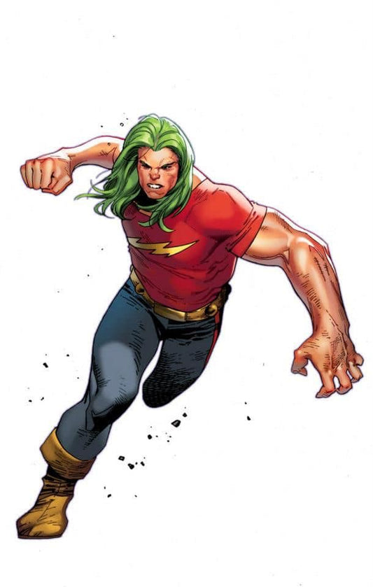 Superhero Running Action Print Poster