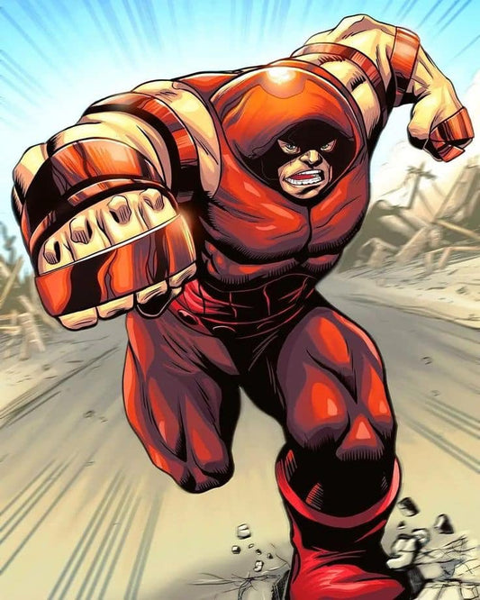 Superhero Running Red Costume Print Poster