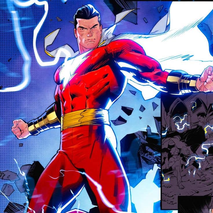 Superhero Shazam Action Pose Print Poster