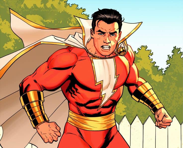 Superhero Shazam Action Pose (2) Print Poster