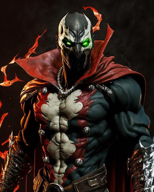 Superhero Spawn Portrait Print Poster