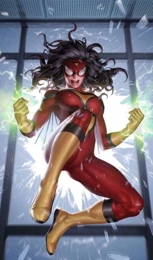 Superhero Suspension Pose Print Poster