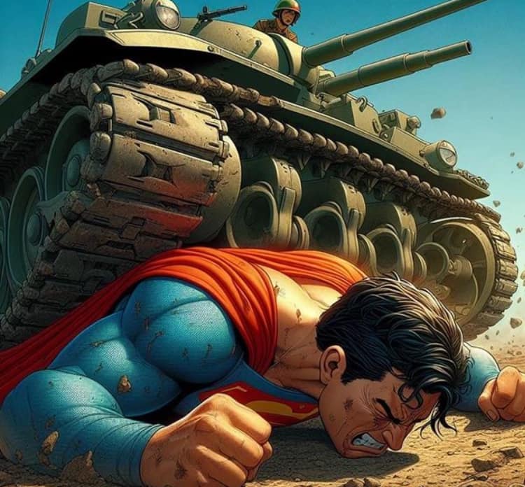 Superhero Tank Battle Jigsaw Puzzle
