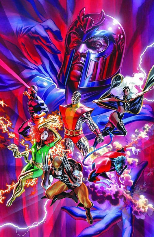 Superhero Team Action Scene (6) Print Poster