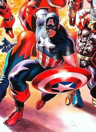 Superhero Team Action (2) Print Poster
