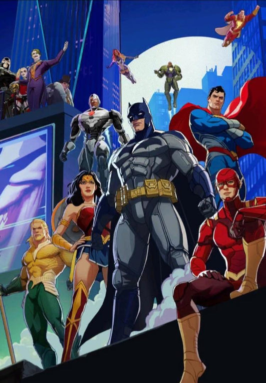 Superhero Team Dc Artwork Print Poster