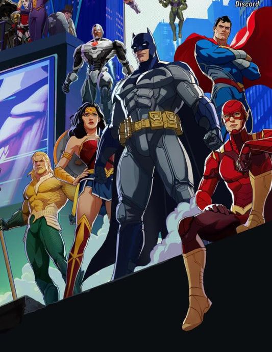 Superhero Team Illustration (4) Print Poster