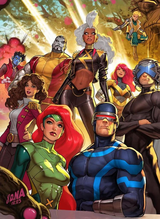 Superhero Team Portrait (5) Print Poster