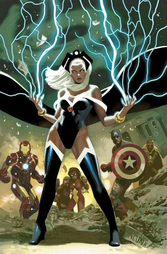 Superhero Team Storm Lightning Action Print Poster