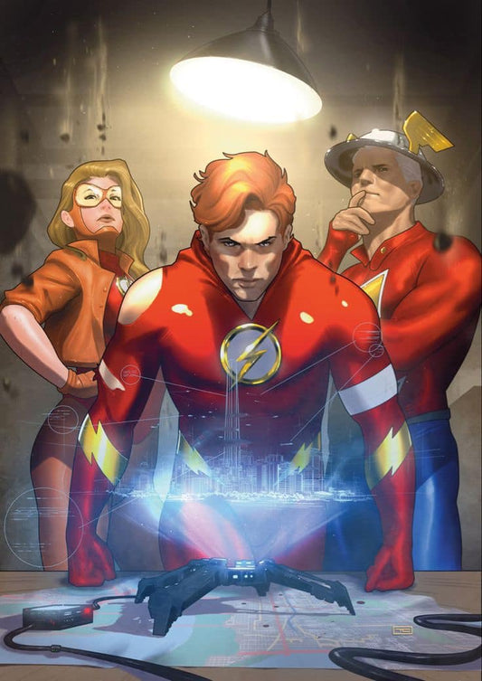 Superhero Team Strategy Meeting Print Poster