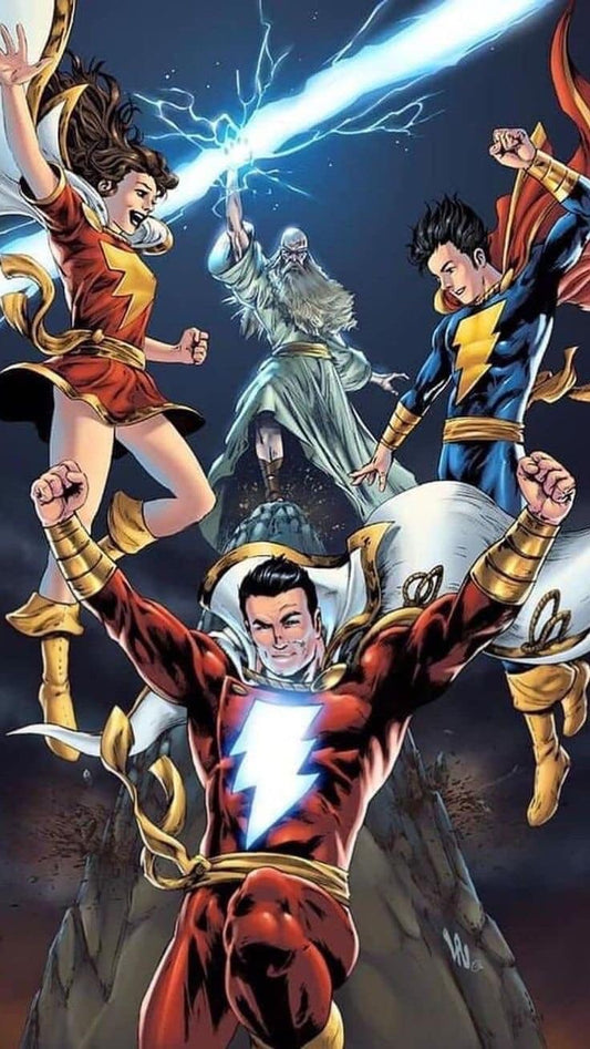 Superhero Team Thunder Power Print Poster