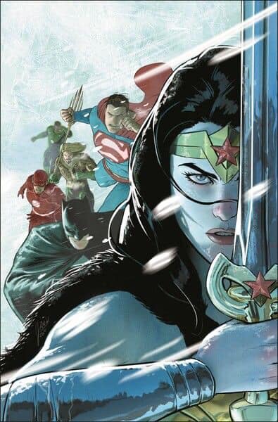 Superhero Team Wonder Woman Portrait Print Poster