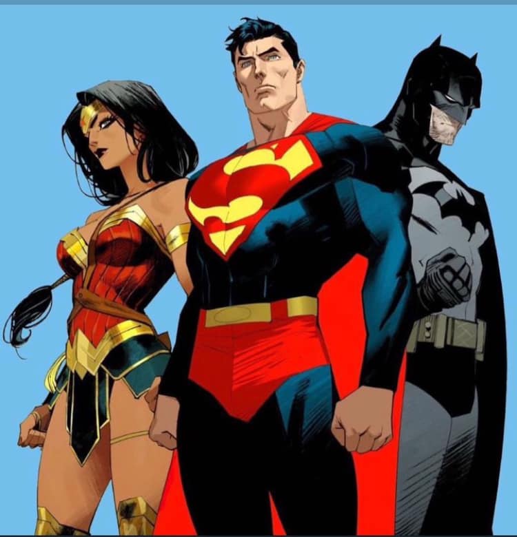 Superhero Trio Dc Comics Jigsaw Puzzle