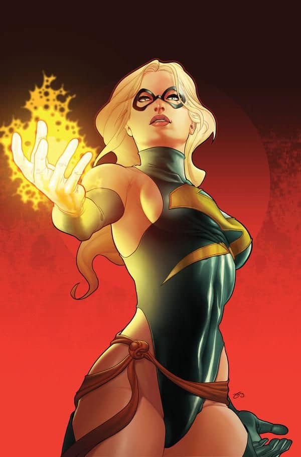 Superhero Woman Energy Pose Print Poster
