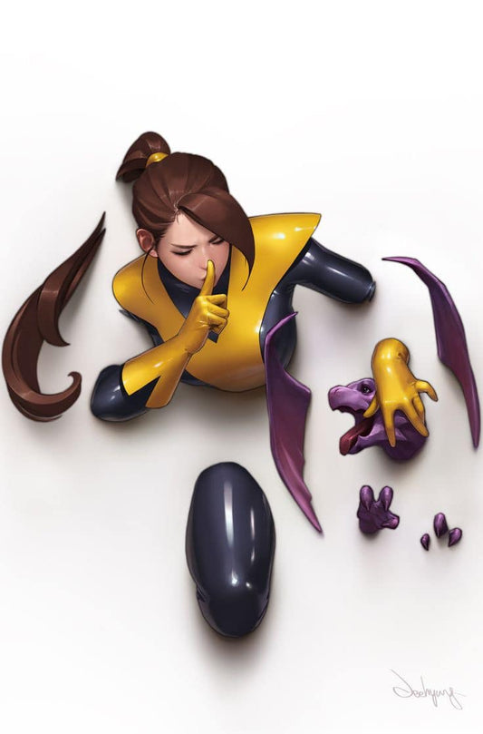 Superhero Woman Shhh Animation Print Poster