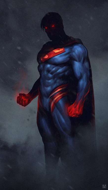Superhero Dark Version 325 Print Poster