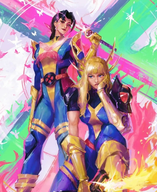 Superheroes Artwork Xmen Female Characters Print Poster