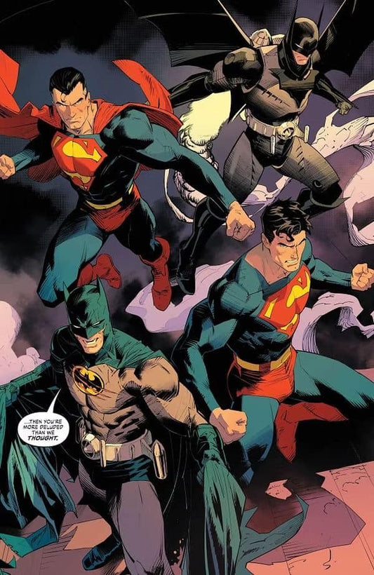 Superheroes Batman Superman Comic Art (2) Print Poster
