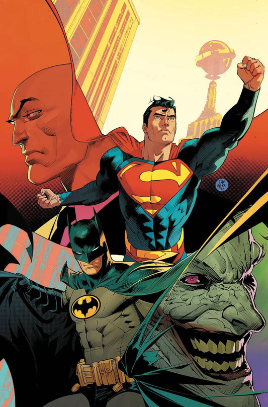 Superheroes Batman Superman Villains Comic Print Poster