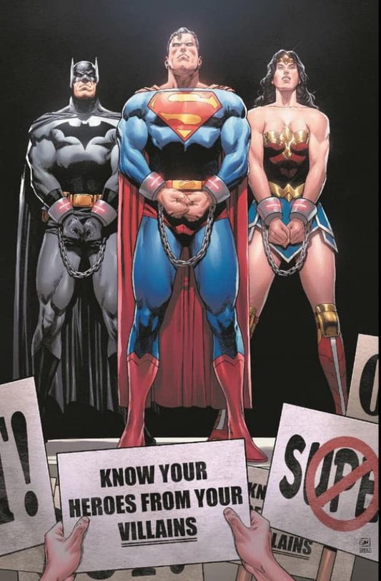 Superheroes Chained Rebellion Print Poster