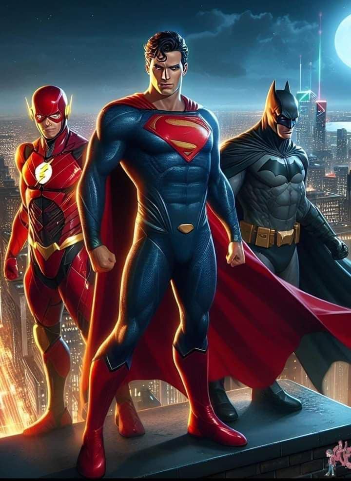 Superheroes Cityscape Jigsaw Puzzle
