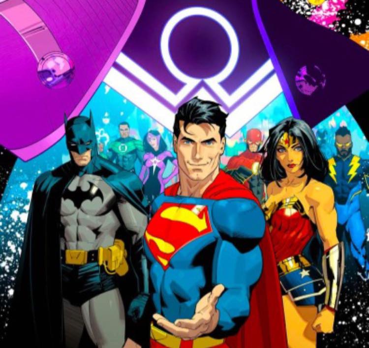 Superheroes Team Artwork Print Poster