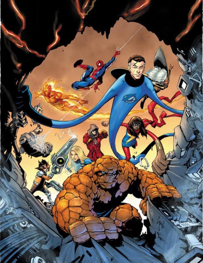 Superheroes Team Battle Jigsaw Puzzle