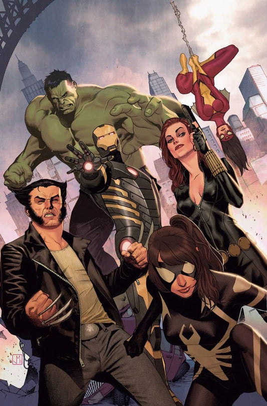 Superheroes Team Portrait Print Poster