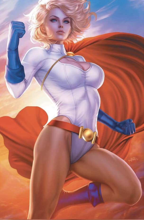 Superheroine Powershot Print Poster