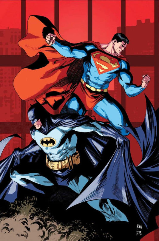 Superman Batman Dynamic Duo Print Poster