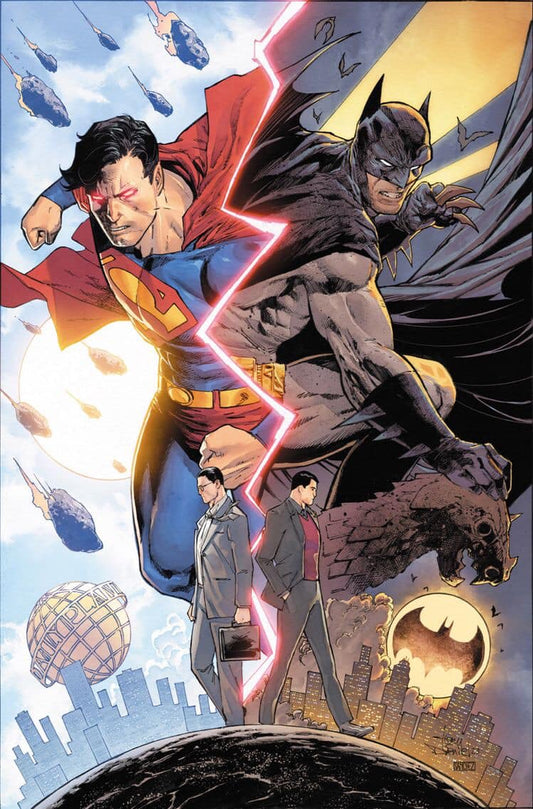 Superman Batman Showdown Comic Artwork Print Poster