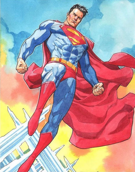 Superman Character Artwork Print Poster
