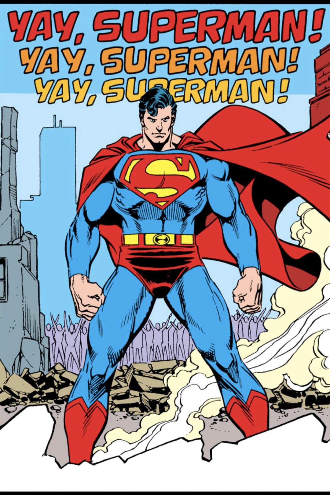 Superman Comic Poster Print Poster