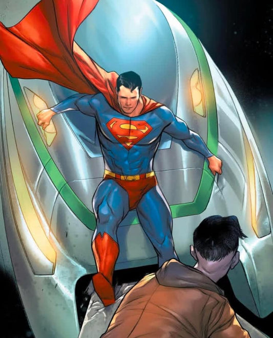 Superman Confrontation Scene Print Poster