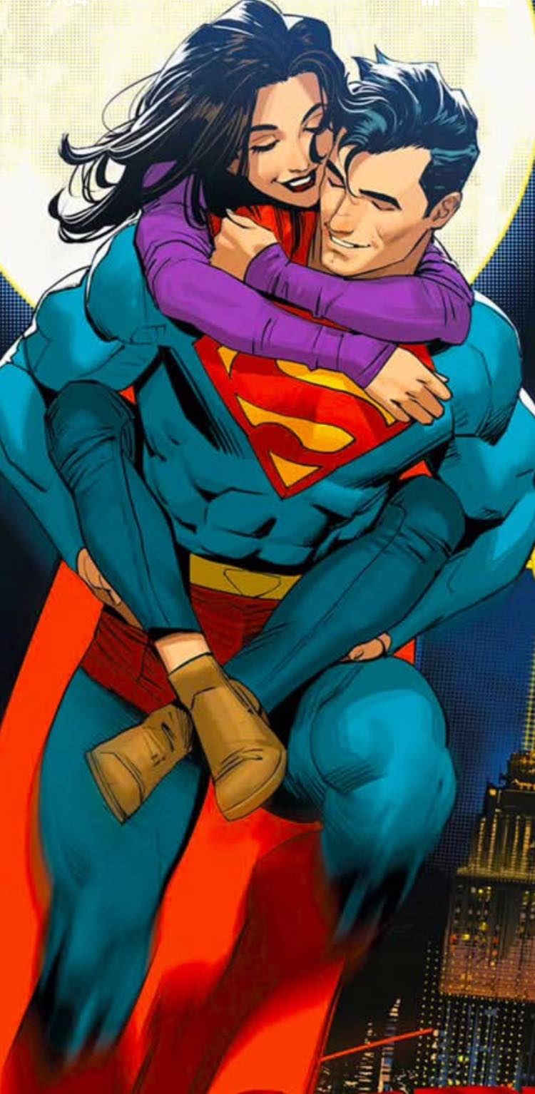 Superman Embrace Comic Art Jigsaw Puzzle