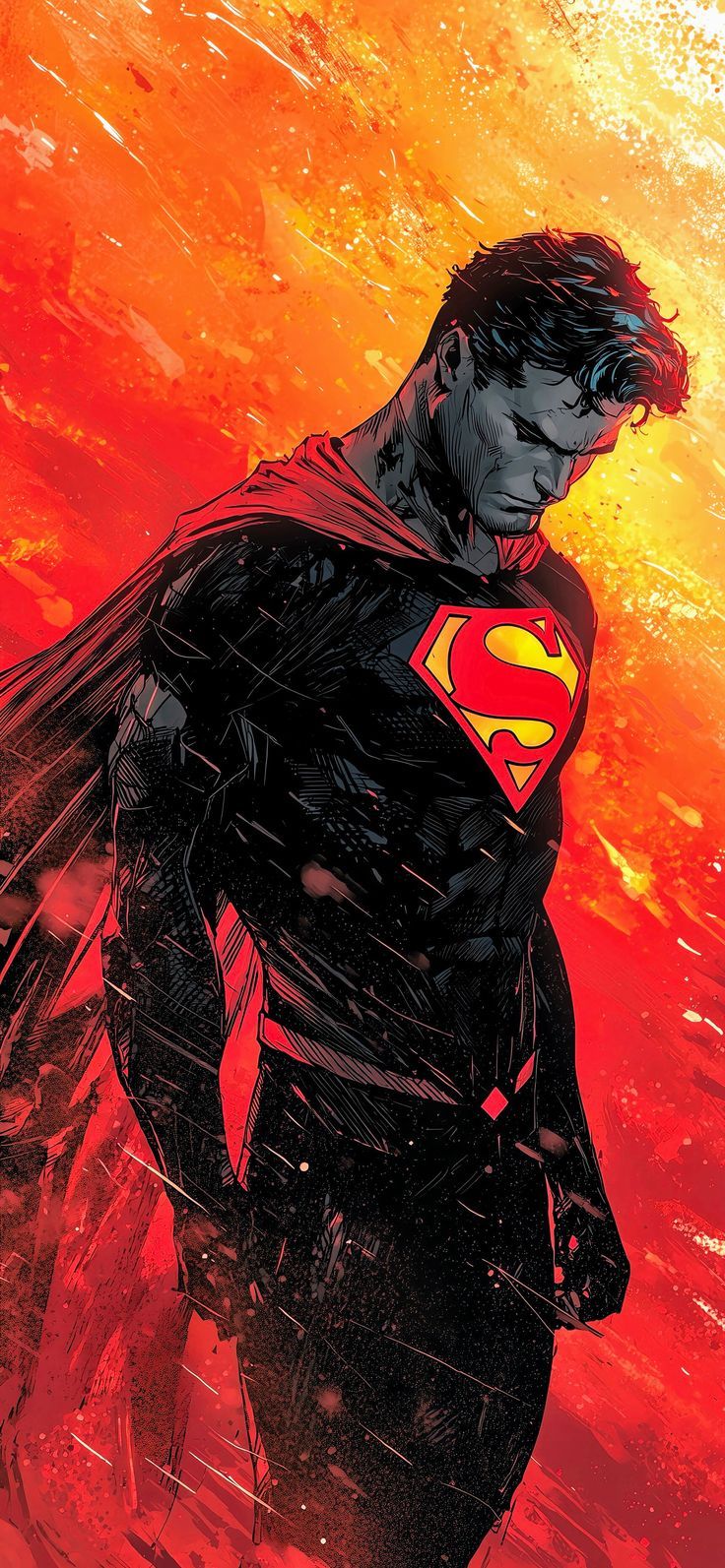 Superman Hero Portrait Print Poster