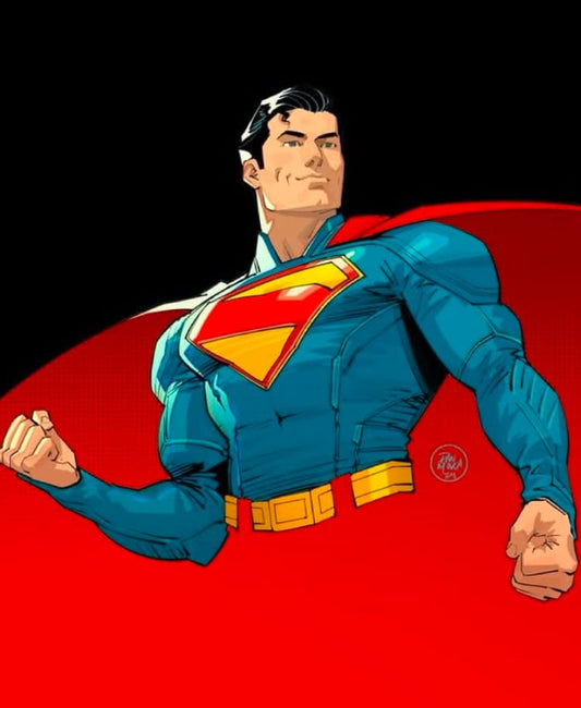Superman Hero Portrait (4) Print Poster