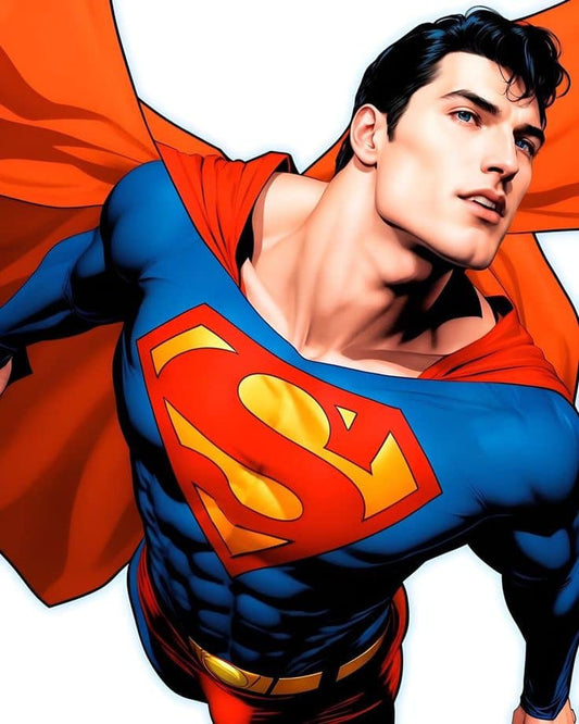 Superman Hero Pose (4) Print Poster