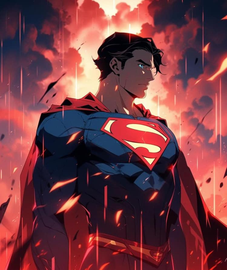 Superman Heroic Pose Jigsaw Puzzle