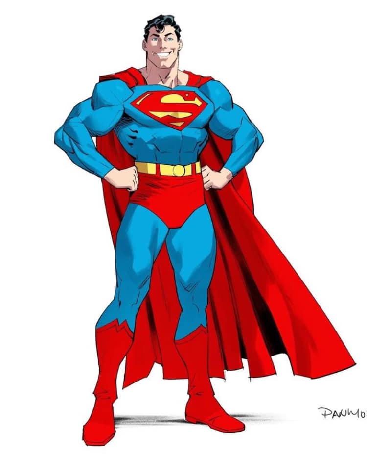 Superman Illustration (2) Print Poster