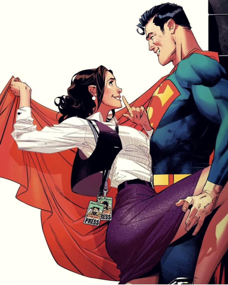 Superman Lois Lane Capework Illustration Jigsaw Puzzle