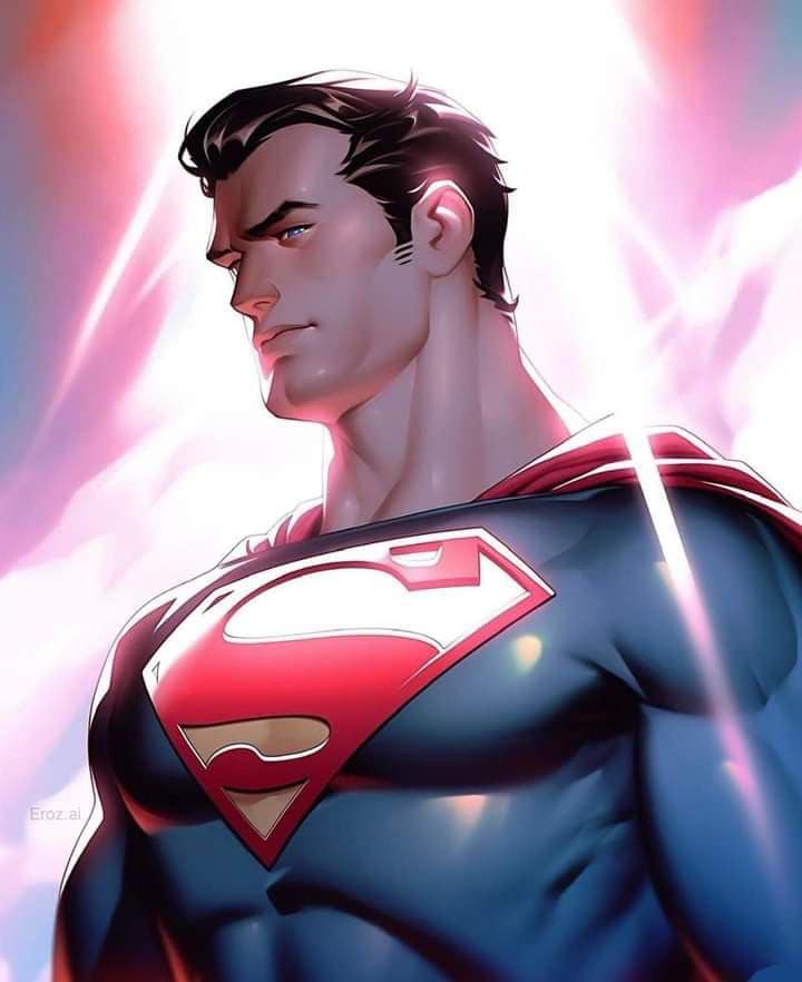 Superman Portrait Artistic Rendering (2) Print Poster
